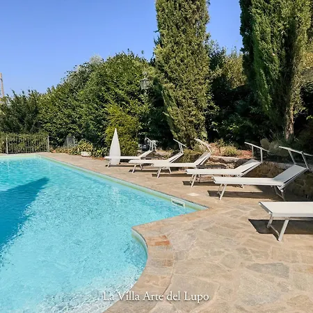 Fortuna Del Lupo Mit Pool Und Aussicht Subbiano