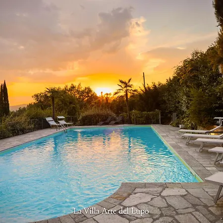 Fortuna Del Lupo Mit Pool Und Aussicht Apartment Subbiano