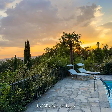 Fortuna Del Lupo Mit Pool Und Aussicht * Subbiano